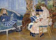 Pierre-Auguste Renoir Children's Afternoon at Wargemont oil painting artist